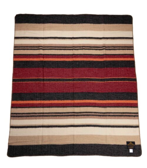 Manta lana 100% Pike Brothers perfecta compañera de viaje y aventuras, para las noches más frías, un picnic, tardes de sofá o cubrecama