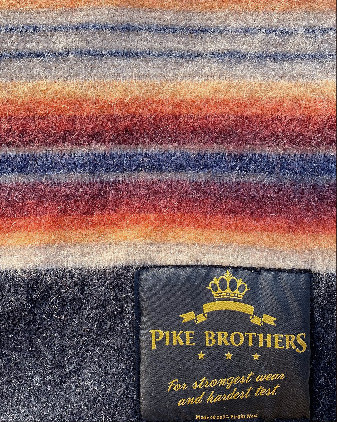 1969 Denakatee Depakatè Wool Blanket Faded Black - Imagen 4