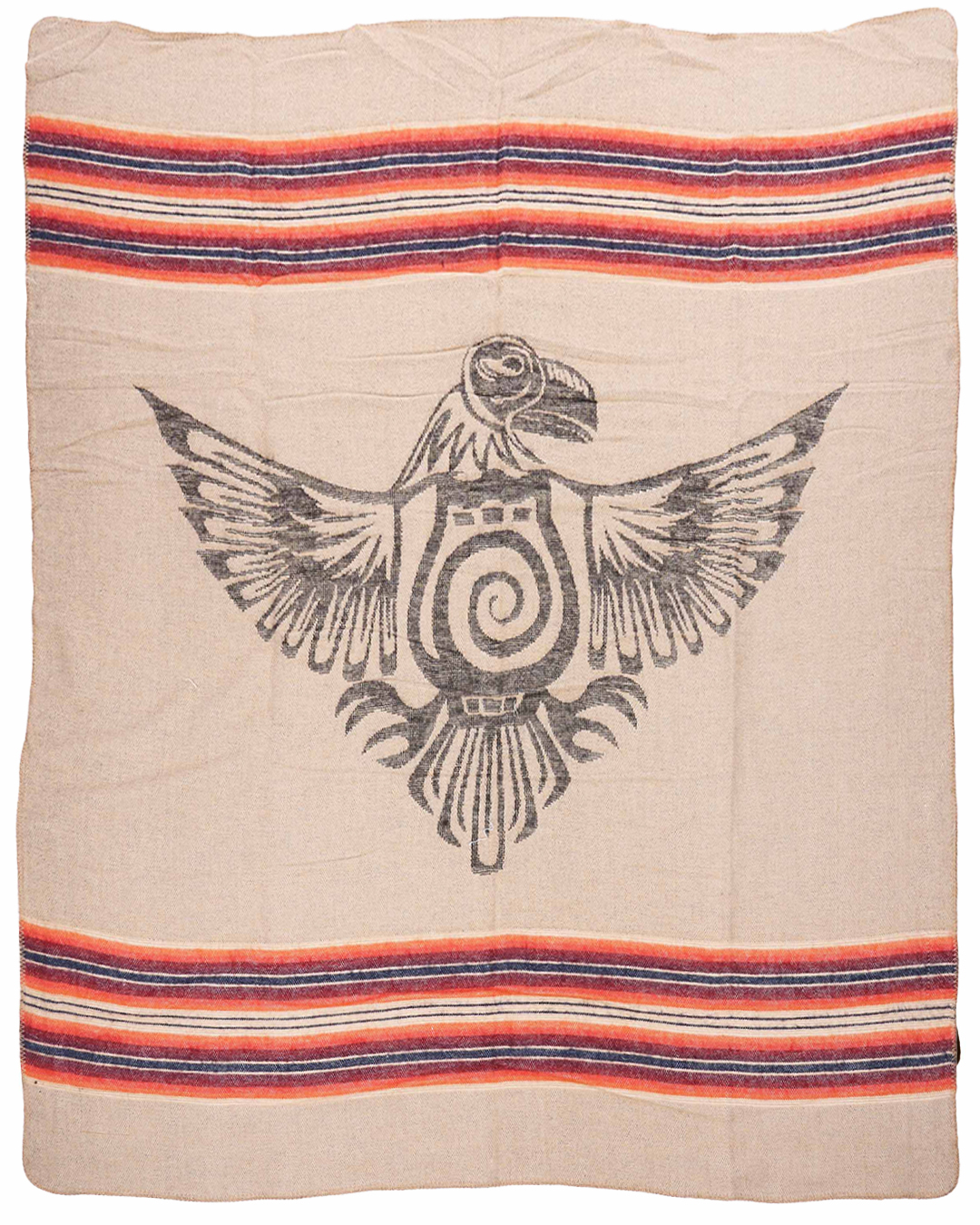 1969 Denakatee Depakatè Wool Blanket Faded Black - Imagen 2