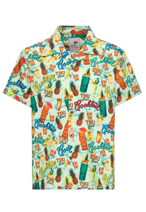King Kerosin camisa Hawaii Hemd "Tiki Coctails"