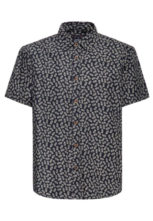 King Kerosin camisa Hawaiana Business Hemd "Ananas"