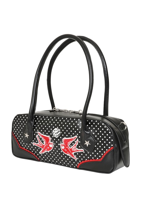 Bolso negro Banned Apparel Viva Las Vegas Handbag